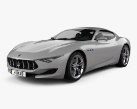 3D model of Maserati Alfieri 2015