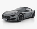 Maserati Alfieri 2015 3D-Modell wire render