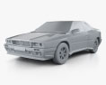 Maserati Shamal 1996 3D модель clay render