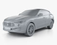 Maserati Levante 2020 3d model clay render