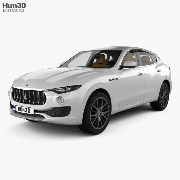 Maserati Levante HQインテリアと 2017 3Dモデル