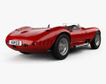 Maserati 450S 1956 3Dモデル 後ろ姿