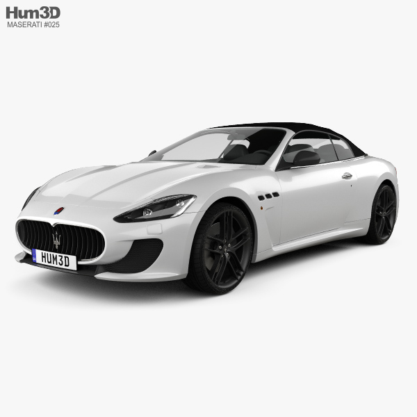 Maserati GranCabrio MC 2017 3Dモデル