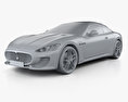 Maserati GranCabrio MC 2017 3d model clay render