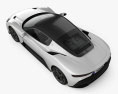 Maserati MC20 2022 3D-Modell Draufsicht
