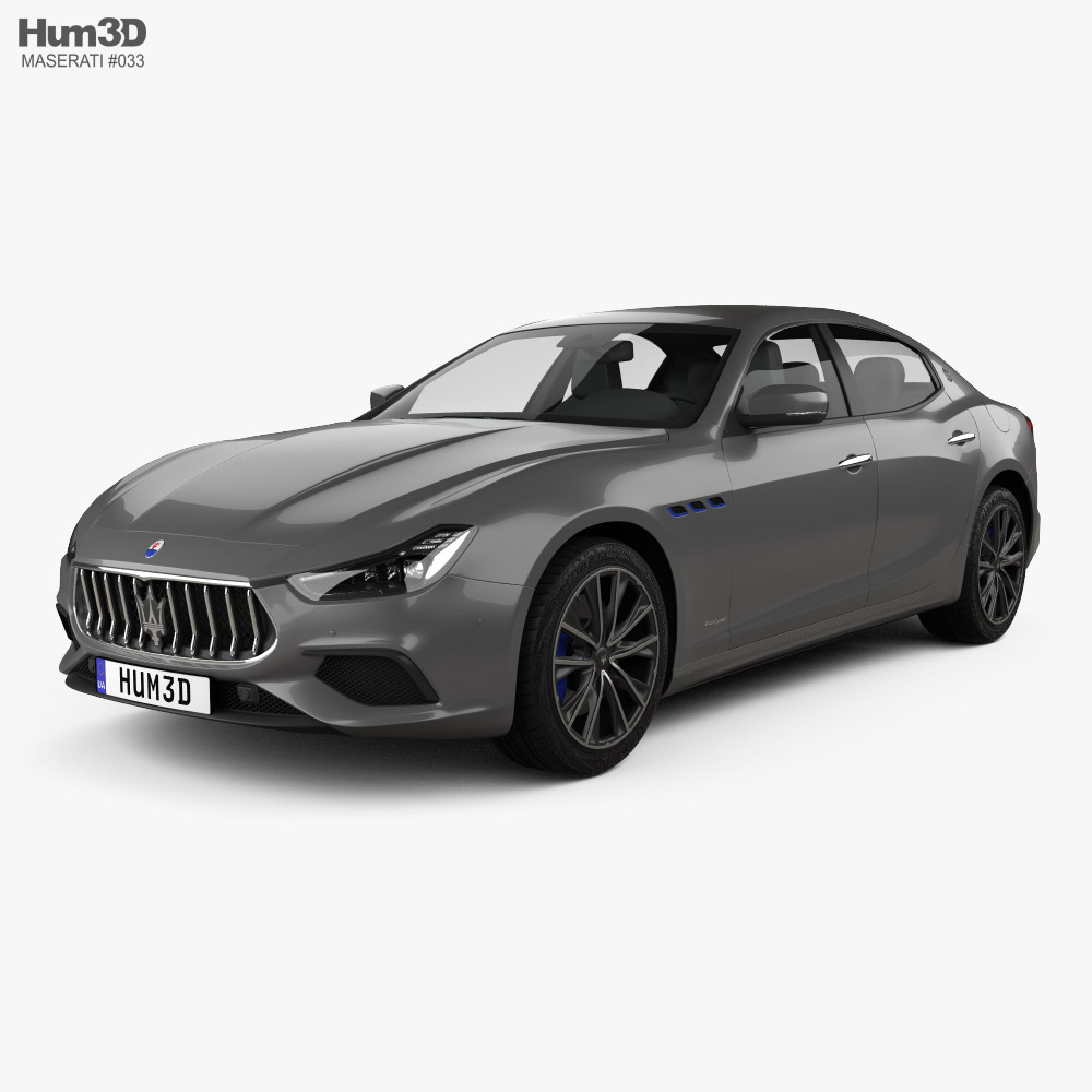 Maserati Ghibli hybrid GranSport 2022 3D model