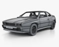 Maserati Shamal with HQ interior 1996 3d model wire render