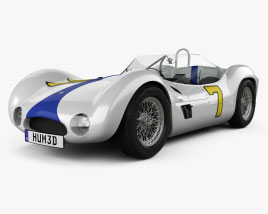 Maserati Tipo 61 Birdcage 1960 Modelo 3d