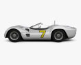 Maserati Tipo 61 Birdcage 1960 3d model side view