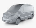 Maxus Deliver 9 パネルバン L2H2 2020 3Dモデル clay render