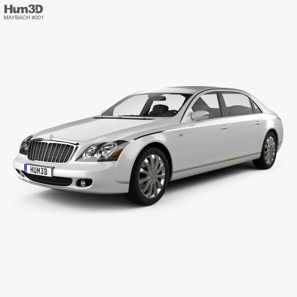 Maybach 62S 2014 3D model