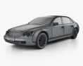 Maybach 62S 2014 3d model wire render