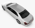 Maybach 62S 2014 3d model top view