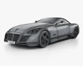 Maybach Exelero 2005 3d model wire render