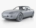 Mazda MX-5 (Miata) 2012 3d model clay render