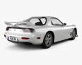 Mazda RX-7 1992-2002 3D 모델  back view