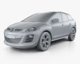 Mazda CX-7 2013 3D 모델  clay render