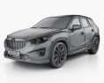 Mazda CX-5 2013 3D модель wire render