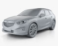 Mazda CX-5 2013 3D модель clay render