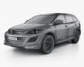 Mazda CX-9 2013 3d model wire render