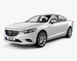 3D model of Mazda 6 sedan 2016
