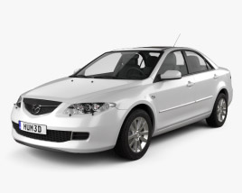 Mazda 6 sedan 2008 3D model