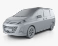 Mazda Biante 2014 Modelo 3d argila render