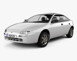 3D model of Mazda 323 (Familia) 1998
