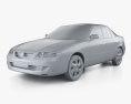 Mazda 626 (GF) sedan 2002 3d model clay render