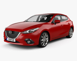 Mazda 3 hatchback 2016 3D model