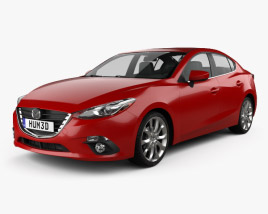 Mazda 3 sedan 2016 3D model