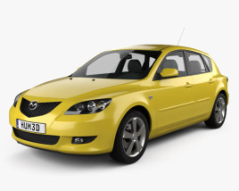 Mazda 3 hatchback 2014 3D model