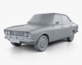 Mazda Capella (616) sedan 1974 3D-Modell clay render