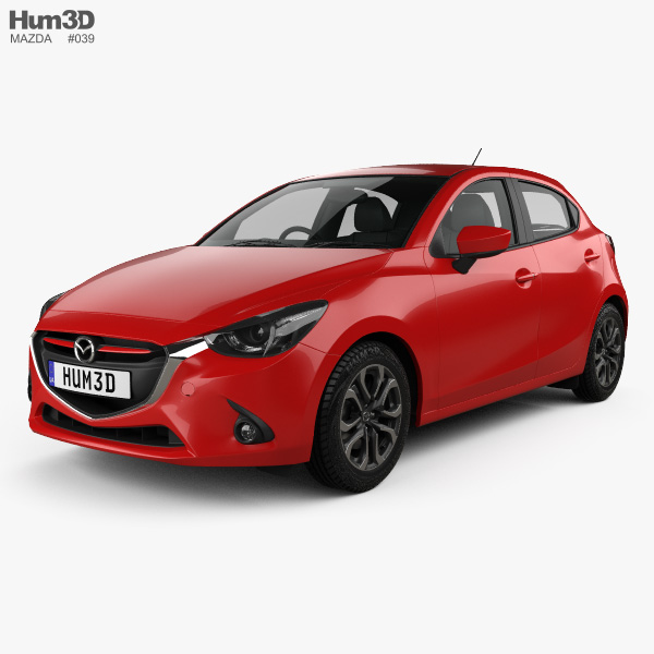 Mazda Demio 5-door hatchback 2017 3D model