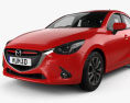Mazda Demio 5ドア ハッチバック 2014 3Dモデル