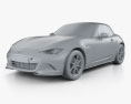 Mazda MX-5 2017 3Dモデル clay render