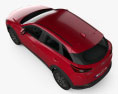 Mazda CX-3 2018 3D模型 顶视图