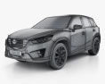 Mazda CX-5 (KE) 2018 3D-Modell wire render