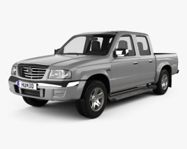 Mazda B-series (UN) 2500 Double Cab 2004 3D model