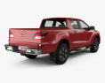 Mazda BT-50 Double Cab 2019 3d model back view