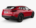 Mazda Koeru 2018 3D-Modell Rückansicht