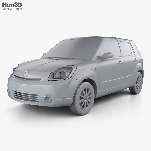 Mazda Verisa 2015 3D model - Vehicles on Hum3D