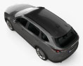 Mazda CX-9 2019 3D-Modell Draufsicht