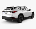 Mazda CX-4 2020 3D模型 后视图