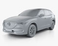 Mazda CX-5 2020 3D модель clay render