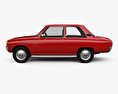 Mazda 1000 1973 3D 모델  side view