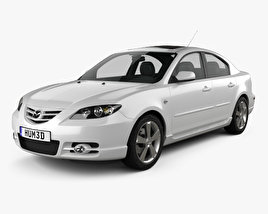 Mazda 3 sedan S 2009 3D model