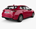 Mazda 3 BM hatchback 2020 3d model back view