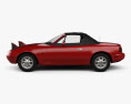 Mazda MX-5 1997 Modello 3D vista laterale