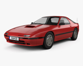 Mazda RX-7 coupe 1985 3D model